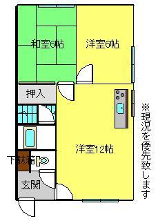 マンションメトロの間取り