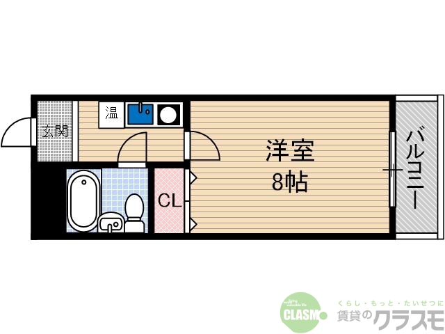 茨木市元町のマンションの間取り