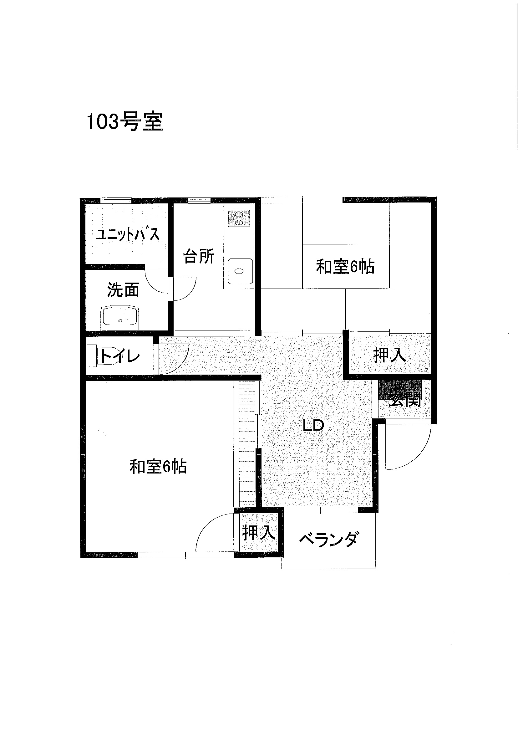 リバーサイド21の間取り