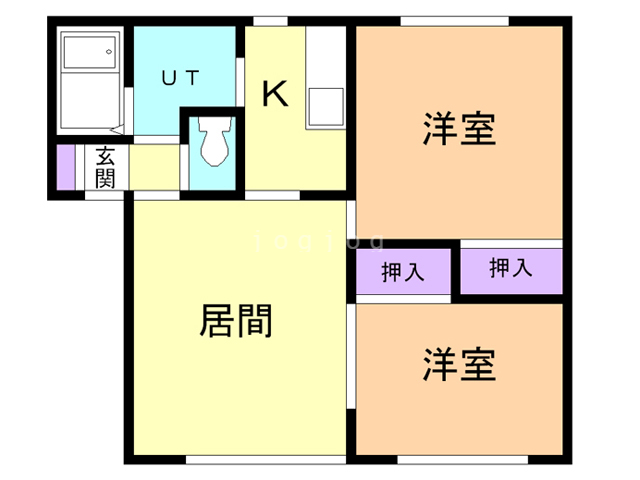 Ｍ＆Ｍコート富岡の間取り