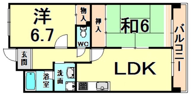 サンビレッジの間取り