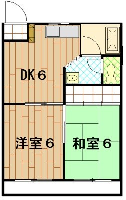 シャトー中川IIの間取り