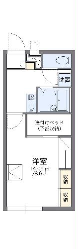 レオパレスジェイエム１８国府の間取り