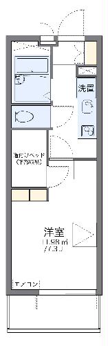 レオパレス午起の間取り