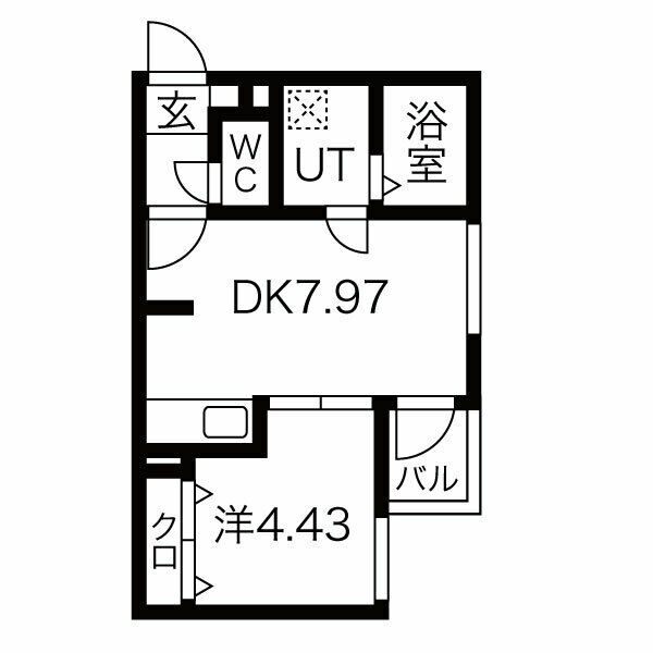 北海道札幌市中央区南四条西１３（マンション）の賃貸物件の間取り