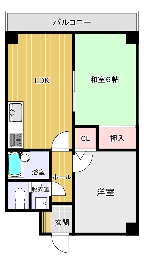 セザール厚木の間取り