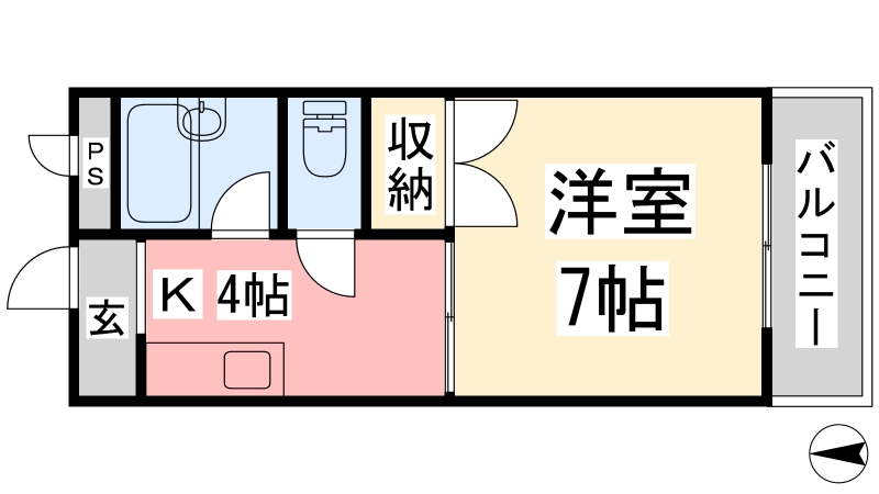 メゾン由の間取り