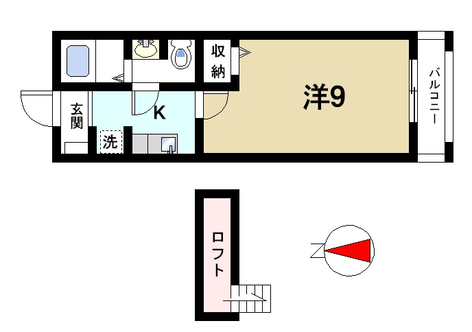 コンフォート三條の間取り