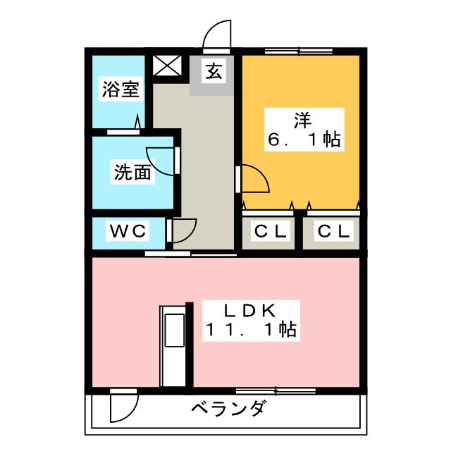 ル・キャステルの間取り