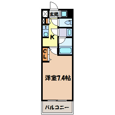 プライムアーバン泉の間取り