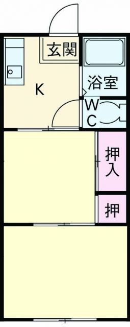 【町田市南大谷のマンションの間取り】