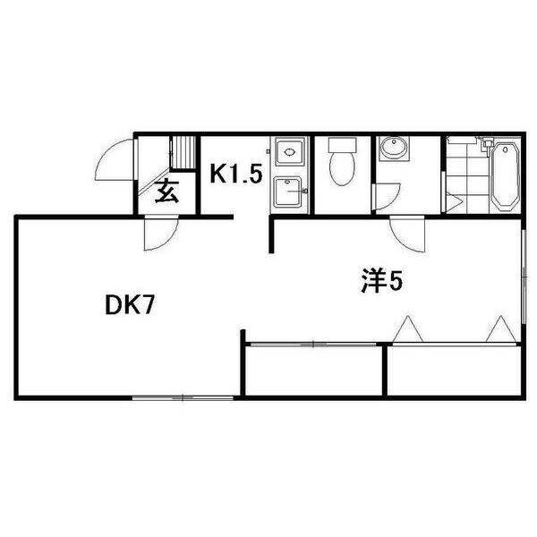 カーサービレッジ新川の間取り