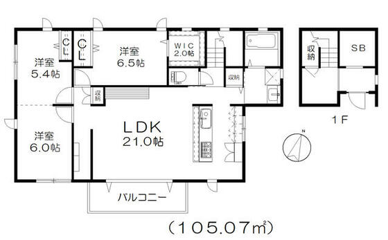 Ｅｌ　Ｂｌａｎｃｏ（エル　ブランコ）の間取り