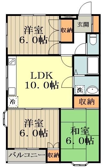 ビューテラスの間取り