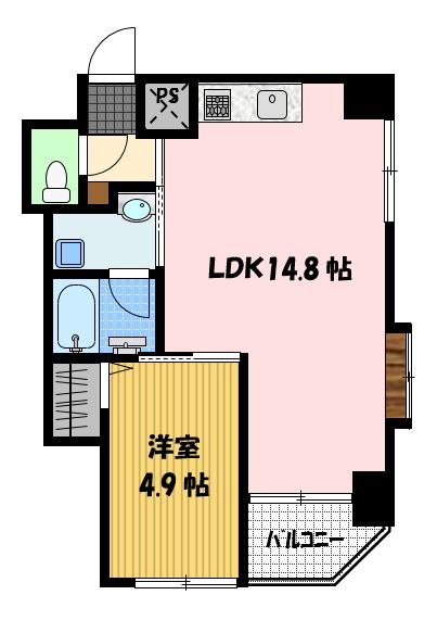 【コア筑後町の間取り】