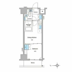 江東区深川のマンションの間取り