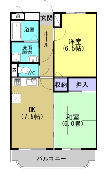 サンライズTAKAJOOの間取り