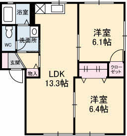 ハイマードＢ棟の間取り