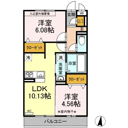 グランメールの間取り