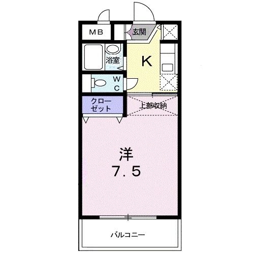 エクセレント　由布の間取り