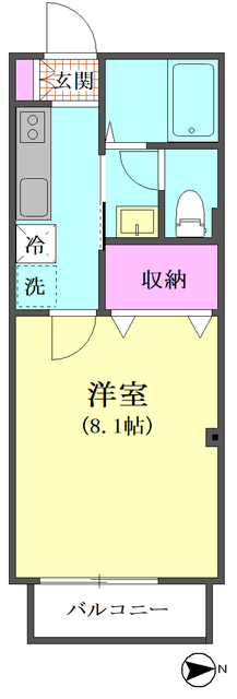 シャトレー大森の間取り