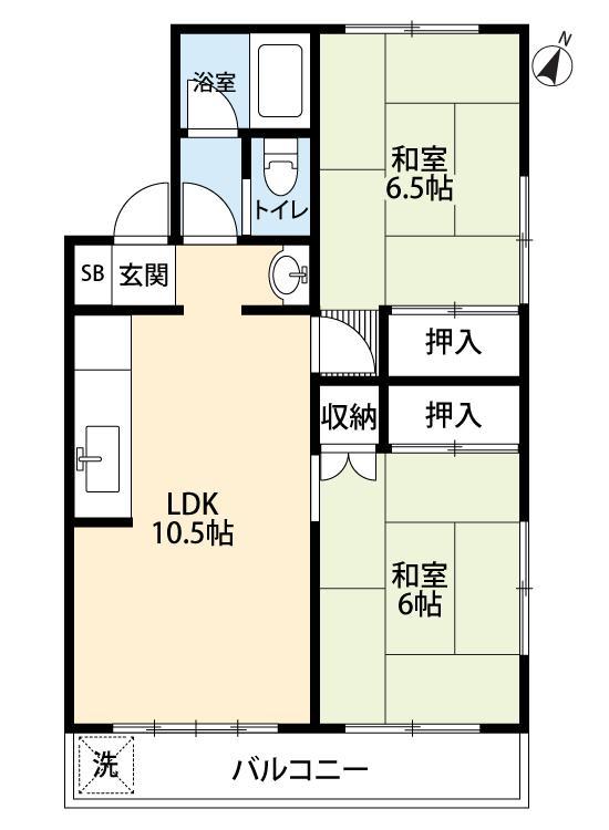 新栄コーポの間取り