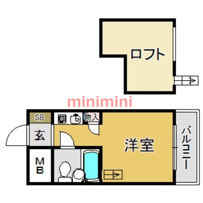 ラフィーネ千里丘の間取り