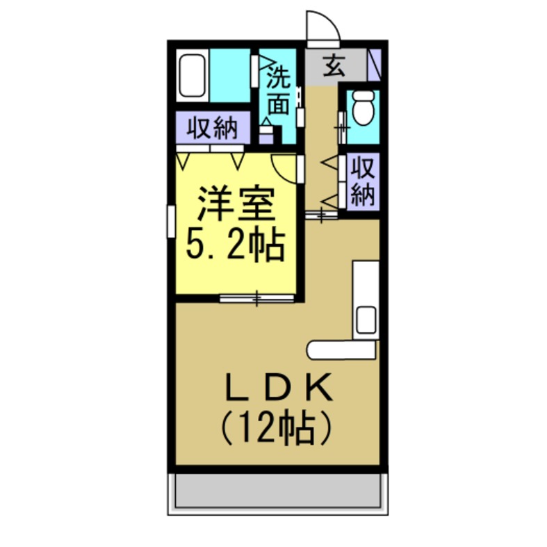 K2プラティーの間取り