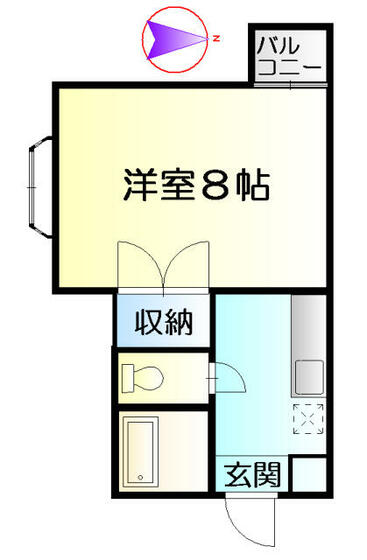 ベルトピアII住吉の間取り