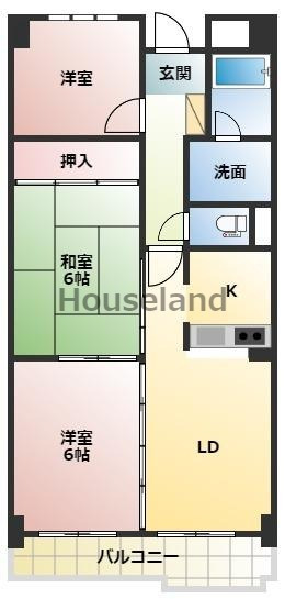 ヤマイチPLAZAサンシティ広瀬の間取り