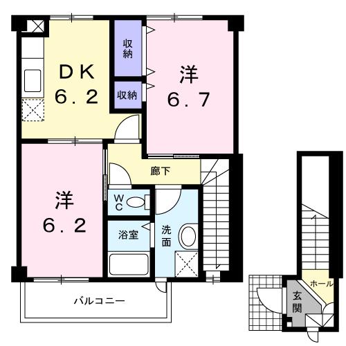 エルガーデンの間取り