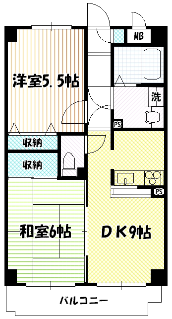 ルミエール唐木田の間取り