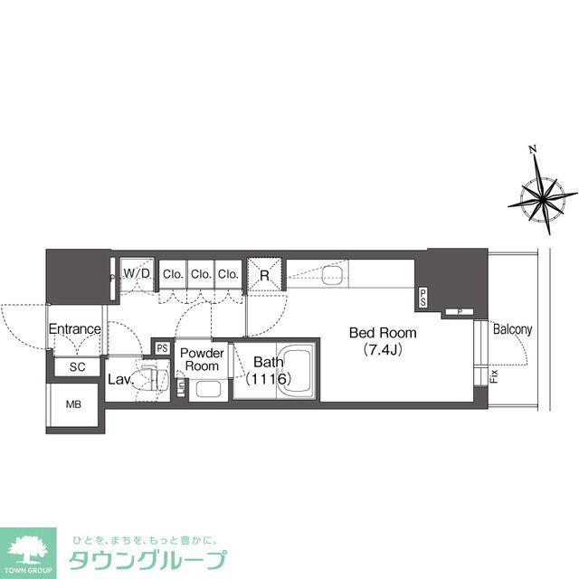 コンフォリア東上野の間取り