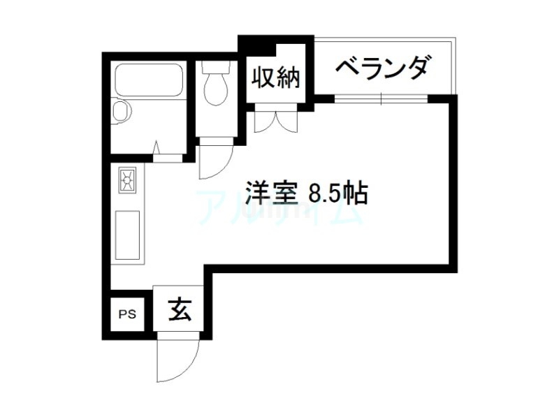 ハイムエルベの間取り