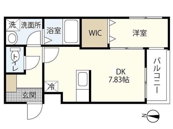 ＭＯＶＥ府中町浜田弐番館の間取り