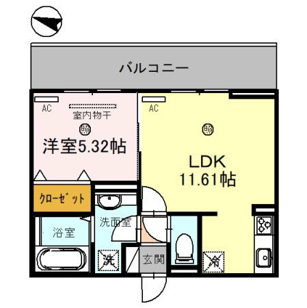 エクセディIの間取り