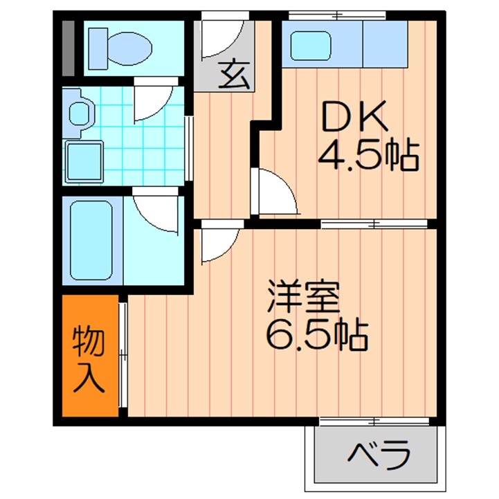 シティライフ保川の間取り