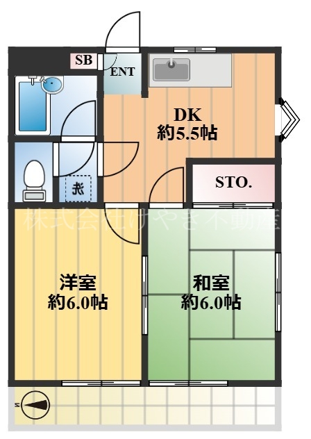 スイーダ上板橋の間取り