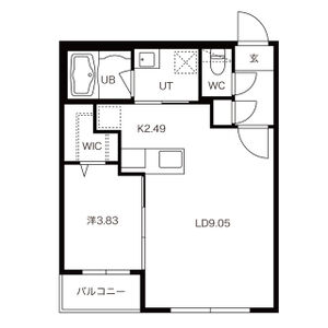 ARISTO北7条の間取り