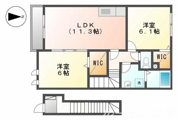 プロムナードＡ棟の間取り