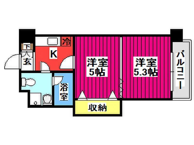 定禅寺ＨＩＬＬの間取り