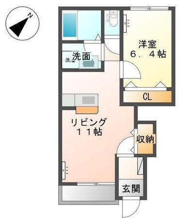 リベルテメゾンの間取り