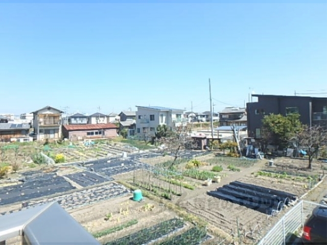 【大津市下阪本のアパートの眺望】