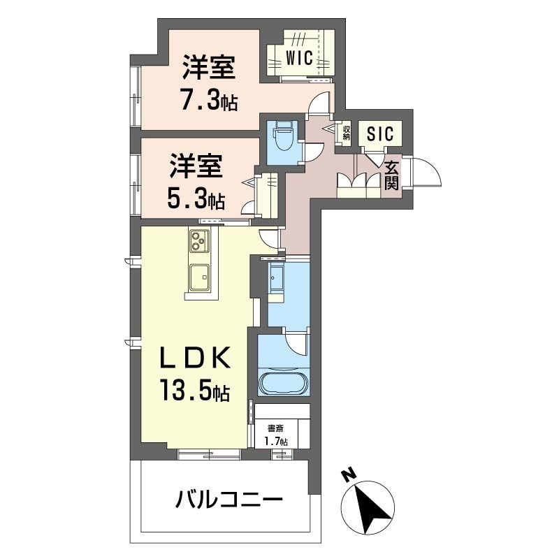 セントリビエ板橋の間取り