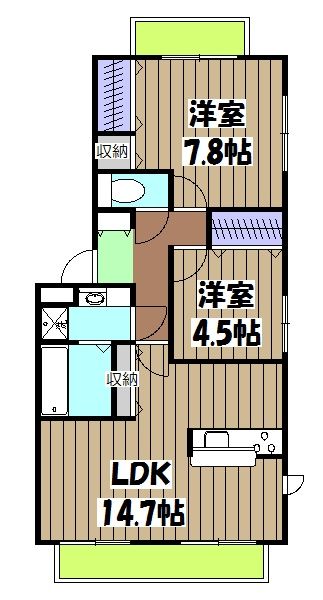 さくらテラスの間取り