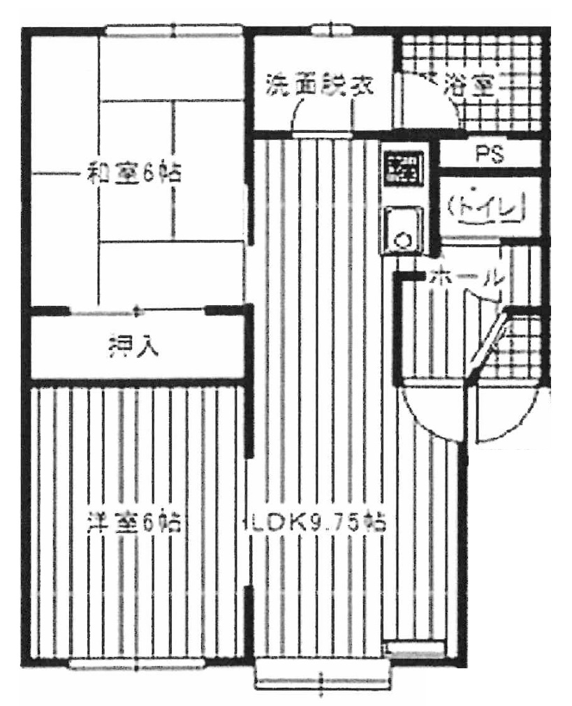 クリスタルハイツの間取り