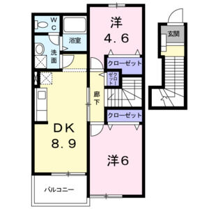 サンリット平手の間取り