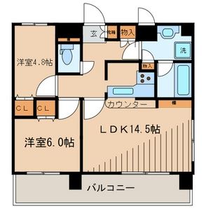 フォレシティ秋葉原の間取り