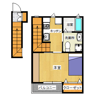 グラシアＡ棟の間取り