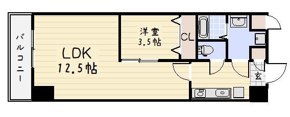 堺町センタービルの間取り